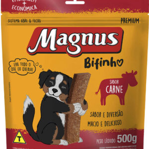 Bifinho Magnus -500gr para Cães Adultos Sabor Carne