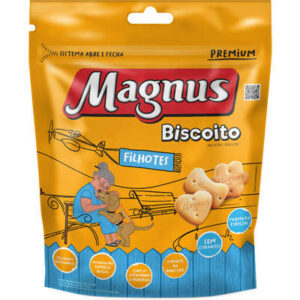 Biscoito Magnus para Cães Filhotes Sabor Natural-250gr