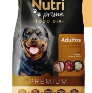 nutri prime todo dia carne frango e arroz 10 kg